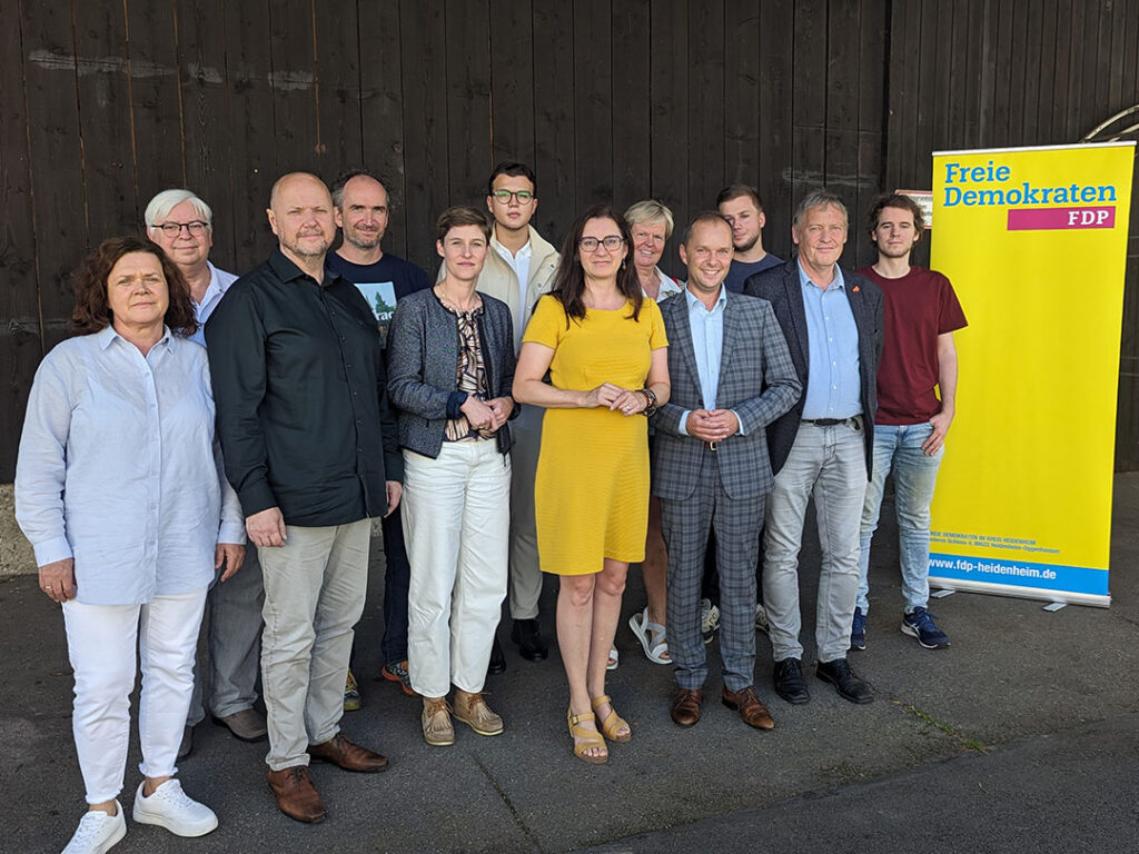 Wahl zum neuen FDP Bezirksvorstand Ostwürttemberg